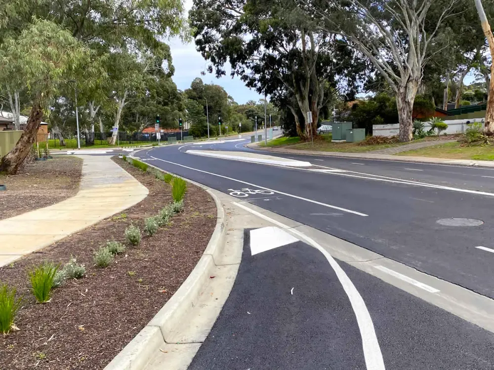 Council Road Intersection   Asphalt Works   Completed