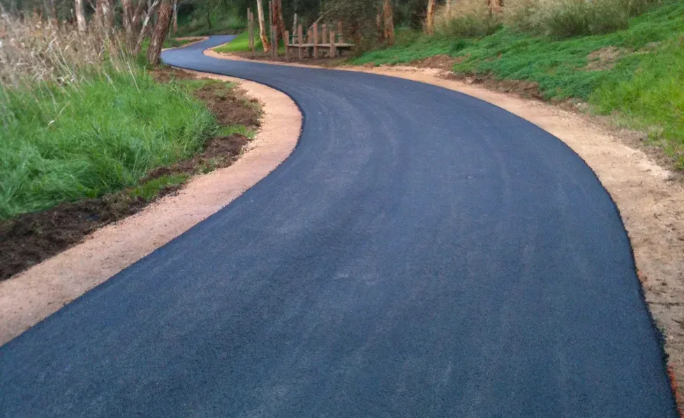 New Asphalt Bike Path